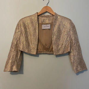 Flavio Castellani Gold Lace Formal Bolero